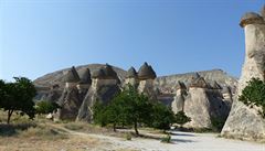 Turecko, Cappadocia a skalní útvary u msta Göreme