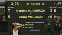 Wimbledon 2017: panlská tenistka Garbie Muguruzaová slaví titul ve dvouhe.