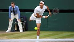 Wimbledon 2017: Roger Federer ve finále svého milovaného turnaje.