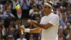 Roger Federer byl na servisu tém bezchybný.
