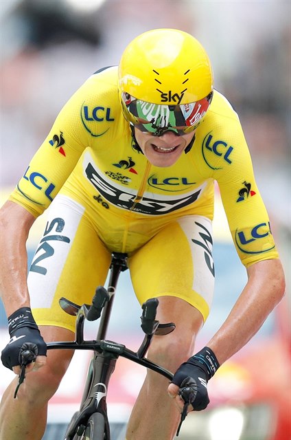Nyní ji tynásobný vítz Tour  de France Chris Froome.