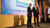 Předseda STAN Petr Gazdík (vlevo) s předsedou KDU-ČSL Pavlem Bělobrádkem na... | na serveru Lidovky.cz | aktuální zprávy