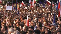 V Polsku probhli demonstrace proti novmu zkonu.