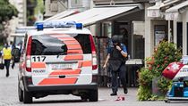 Policie uzavela centrum vcarskho Schaffhausenu pot, co tam na lidi neznm...