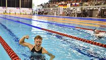 esk ploutvov plavec Jakub Jarolm obsadil s asem 42,18 sekundy tet msto...