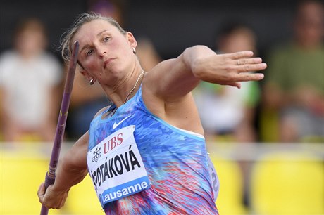 Barbora potáková na Diamantové lize v Lausanne.