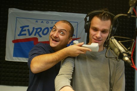 Moderátorské duo Leo Mare a Patrik Hezucký.
