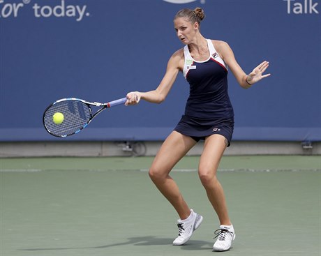 Karolína Plíková na turnaji v Cincinnati.