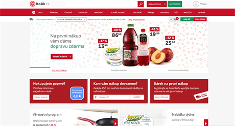 Internetový supermarket Koík.cz