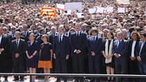 Krl Felipe, premir Marian Rajoy a prezident Katalnska Generalitat Carles...
