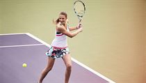 Karolna Plkov v atech pro US Open.