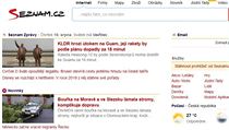 Homepage portálu Seznam.cz. | na serveru Lidovky.cz | aktuální zprávy