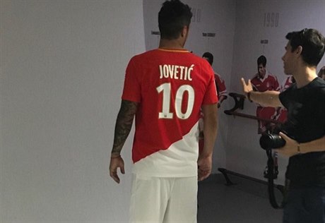 Stevan Jovetic v dresu Monaka.