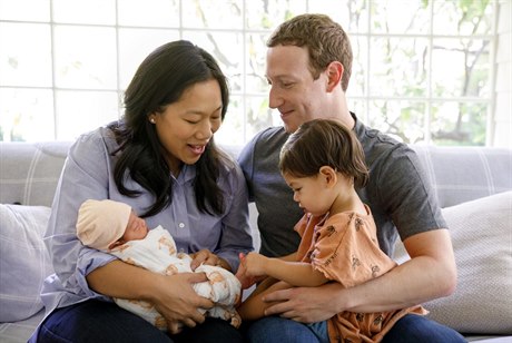 Do rodiny Marka Zuckerberga se narodila druhá dcera.
