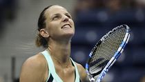 Karolína Plíšková v 1. kole US Open proti Magdě Linetteové. | na serveru Lidovky.cz | aktuální zprávy