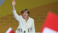 Pro Angelu Merkelovou je to zatím moná nejt잚í volební kampa.