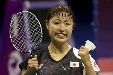 Japonka Nozomi Okuhara získala pro svou zemi teprve druhou zlatou medaili z...