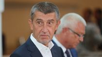 Andrej Babiš a Jaroslav Faltýnek na tiskové konferenci. | na serveru Lidovky.cz | aktuální zprávy