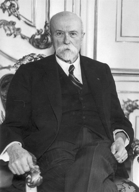 Prezident Tomá Garrigue Masaryk v roce 1934
