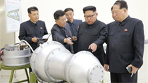 V sobotu severokorejská média uvedla, že Kim Čong-un sledoval uložení vodíkové... | na serveru Lidovky.cz | aktuální zprávy