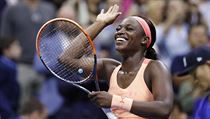 Sloane Stephensová se raduje z postupu do svého prvního grandslamového finále. | na serveru Lidovky.cz | aktuální zprávy