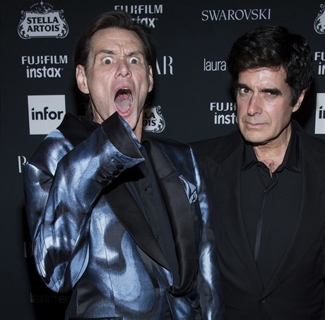 Jim Carrey na newyorském Fashion Weeku