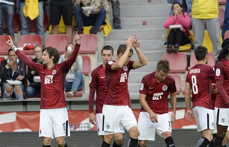 Utkání 6. kola první fotbalové ligy: Sparta Praha - Karviná, 10. záí v Praze....