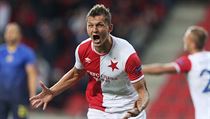 Slavia Praha - Maccabi Tel Aviv, radost Tomáše Necida. | na serveru Lidovky.cz | aktuální zprávy