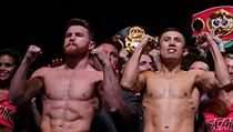 Canelo Alvarez a Gennadij Golovkin na vážení. | na serveru Lidovky.cz | aktuální zprávy