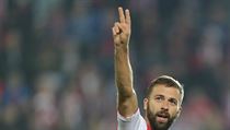 Josef Hušbauer slaví svůj gól. | na serveru Lidovky.cz | aktuální zprávy