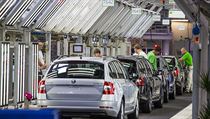 Výroba Škody Octavia v továrně Škoda Auto v Mladé Boleslavi. | na serveru Lidovky.cz | aktuální zprávy
