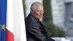 Stráce nmecké státní pokladny Wolfgang Schäuble.