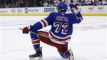 Útočník NY Rangers Filip Chytil (72) slaví gól. | na serveru Lidovky.cz | aktuální zprávy