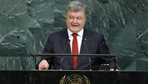 Ukrajinský prezident Petr Porošenko během proslovu na Valném shromáždění OSN. | na serveru Lidovky.cz | aktuální zprávy