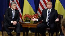 Prezident Donald Trump na setkání s prezidentem Ukrajiny Petrem Poroshenkem. | na serveru Lidovky.cz | aktuální zprávy