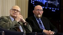 Držitelé Nobelovy ceny za fyziku Rainer Weiss (vlevo) a Kip Thorne. | na serveru Lidovky.cz | aktuální zprávy