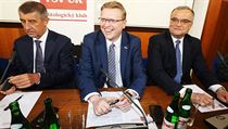 Lídr Andrej Babiš, Pavel Bělobrádek, Miroslav Kalousek. | na serveru Lidovky.cz | aktuální zprávy