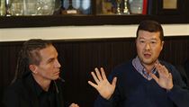 Median: Okamura a Piráti posilují, na úkor favoritů. ANO by vyhrálo s 25 procenty Tomio Okamura a Ivan Bartoš během předvolební kampaně. | na serveru Lidovky.cz | aktuální zprávy