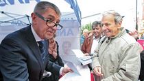 Andrej Babiš během předvolební kampaně. | na serveru Lidovky.cz | aktuální zprávy