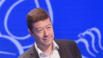 Předseda hnutí Svoboda a přímá demokracie Tomio Okamura. Předseda hnutí Svoboda a přímá demokracie Tomio Okamura.