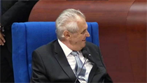 Miloš Zeman během projevu v Radě Evropy. | na serveru Lidovky.cz | aktuální zprávy