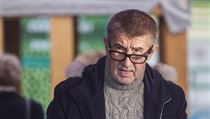 Andrej Babiš na kampani. Andrej Babiš na kampani.
