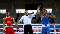 Mirek Gorol slaví postup na mistrovství Evropy v boxu juniorů. | na serveru Lidovky.cz | aktuální zprávy