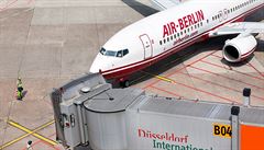 Letadlo nmecké nízkonákladové spolenosti Air Berlin.