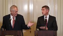 Prezident Miloš Zeman a Andrej Babiš. | na serveru Lidovky.cz | aktuální zprávy