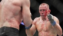 Georges St-Pierre v zápase s Michaelem Bispingem. | na serveru Lidovky.cz | aktuální zprávy