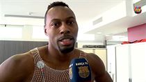 Joey Dorsey dělá rozhovor pro klubovou televizi. | na serveru Lidovky.cz | aktuální zprávy