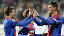 1. FC Slovácko - Viktoria Plzeň. Zleva Jan Kopic a Lukáš Hejda z Plzně se... | na serveru Lidovky.cz | aktuální zprávy