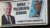 Reklama na knihu Miloše Zemana. Reklama na knihu Miloše Zemana.