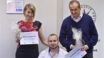 Radka Špringerová, Luboš Janovský a Vít Kaňkovský při předávání cen Gentleman... | na serveru Lidovky.cz | aktuální zprávy